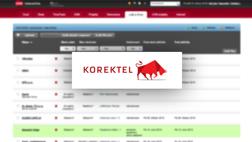 CRM - Korektel